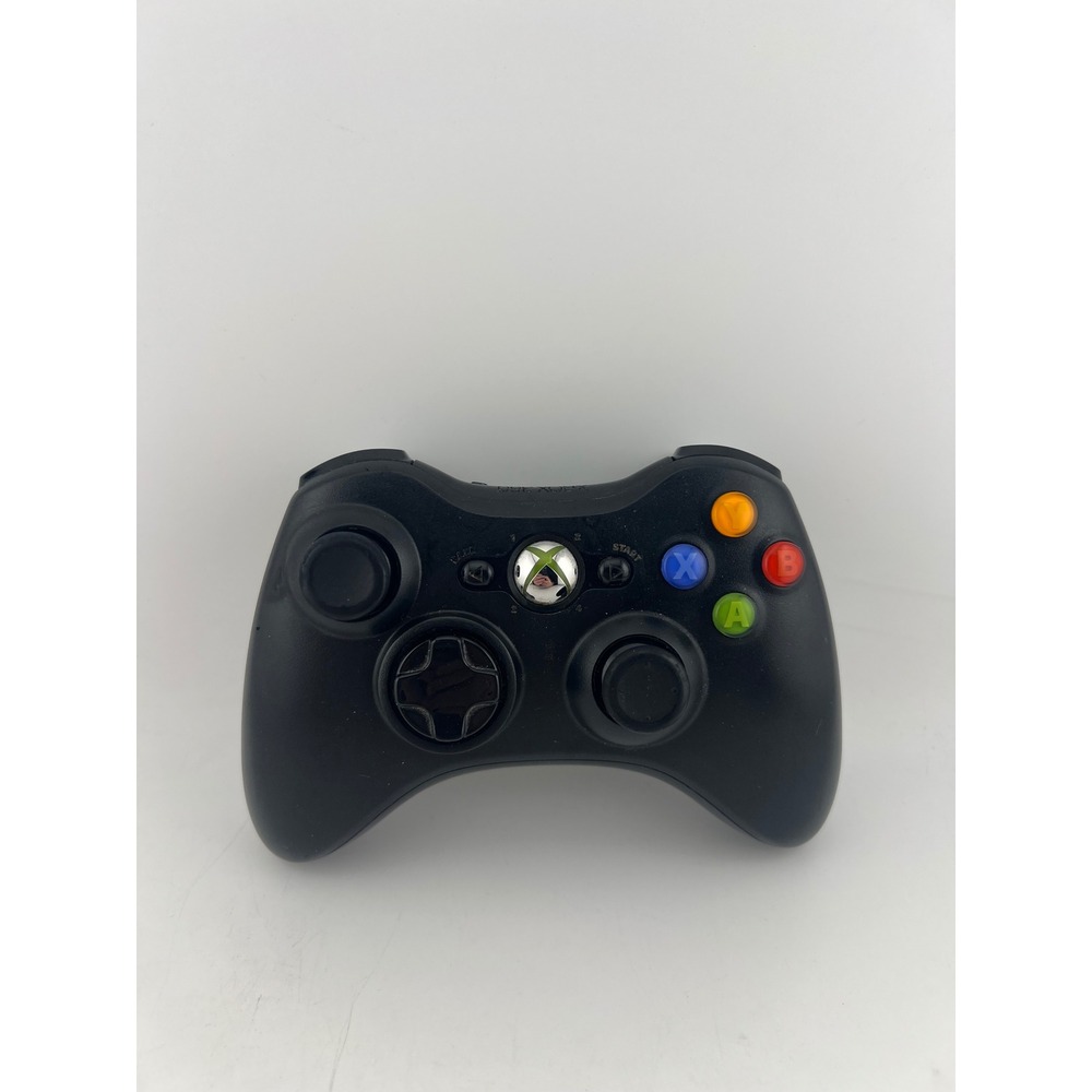 Microsoft Xbox 360 Wireless Controller Black Model 1403 Gamepad